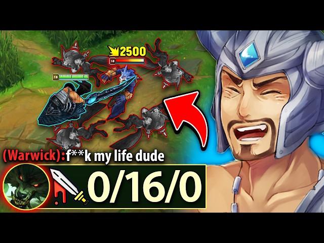 The Story of how I solo killed this Warwick 16 times in a row... (HE GOT BANNED)