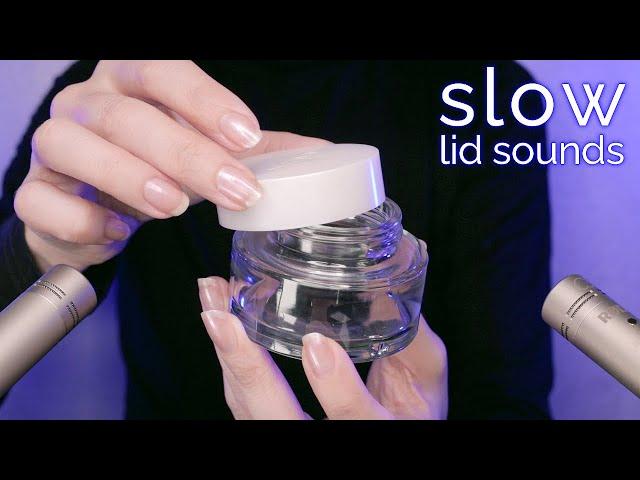 [ASMR] Slow Lid Sounds (NO TALKING)