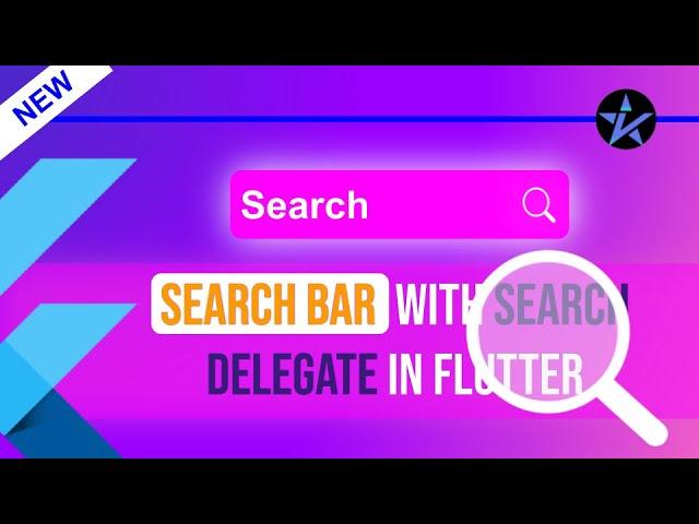 Flutter Search Bar - Implementation with search delegate | Search Bar in Flutter | Material Search