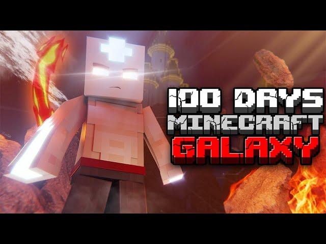 100 Days MASTERING the GALAXIES Elements as the AVATAR in Hardcore Minecraft