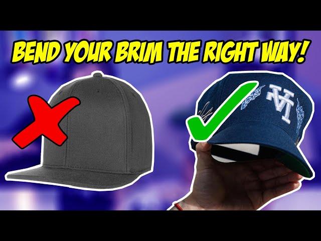 HOW TO BEND THE BRIM ON YOUR HAT! (TUTORIAL)