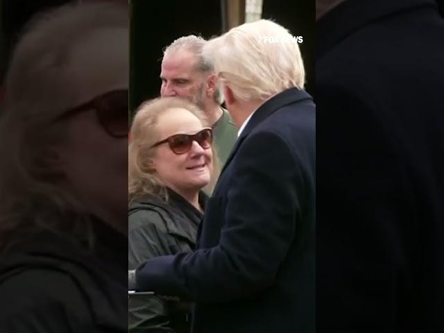 North Carolina woman hugs President Trump and thanks him for visiting