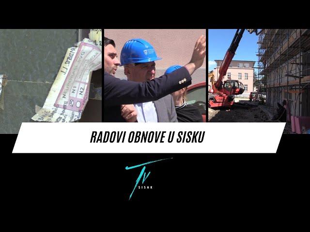 MINISTAR BAČIĆ OBIŠAO RADOVE U SISKU