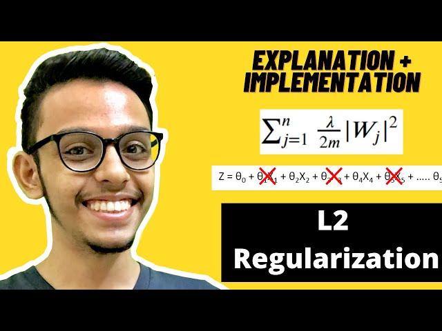 L2 Regularization neural network in Python from Scratch | Explanation with Implementation