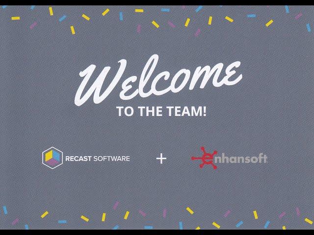 Recast Software welcome gift to the Enhansoft team!