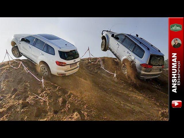 Fortuner, Endeavour, Pajero Sport, Thar, Gypsy, V-Cross- On a steep offroad climb | 2021