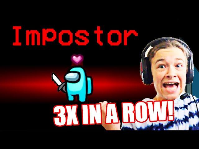 I WAS IMPOSTOR 3 TIMES IN A ROW!! | JKREW GAMING