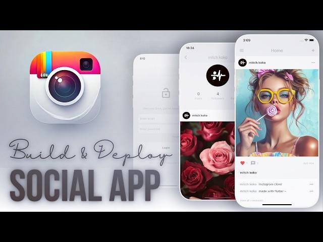  Build & Deploy a Full Stack Social Media App • Flutter, BLoC, Firebase