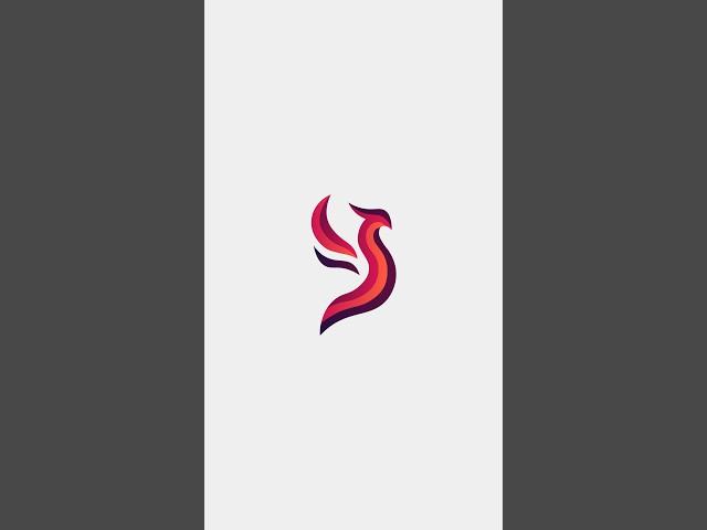 Phoenix logo design process   #logo #design #phoenix  #adobeillustrator #illustrator #phoenixlogo
