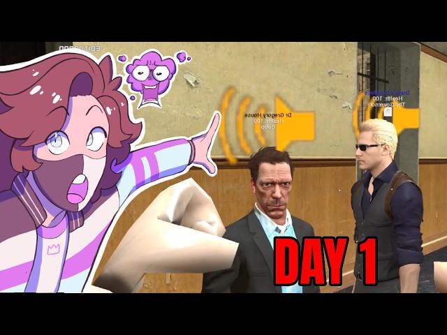 Revealing my true VTuber | Garry's mod Dark RP Day 1