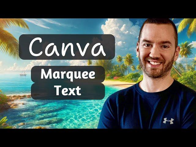 Marquee Text In Canva 2024 (Canva Marquee Text tutorial)