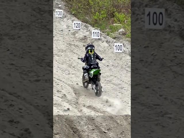 Brayden Marshall #Kawasaki #KX65 #Hillclimb 1st Place Mini Jr. Class 5/5/2024 Monson, MA #shorts