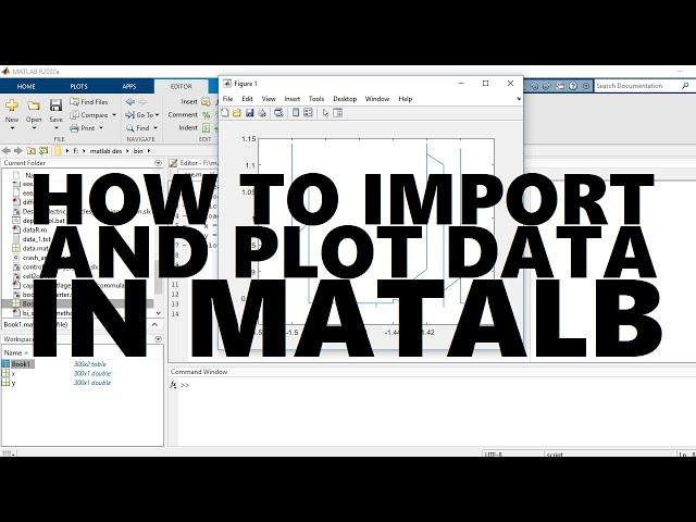 16. How to Import and Plot Data From Excel to Matlab