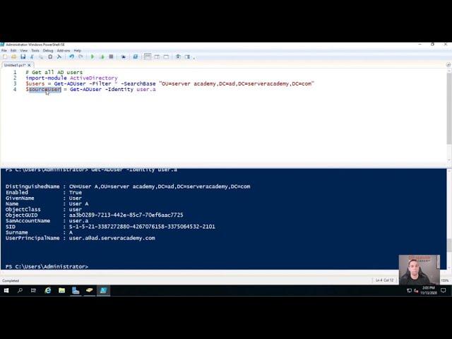 Active Directory automation with PowerShell