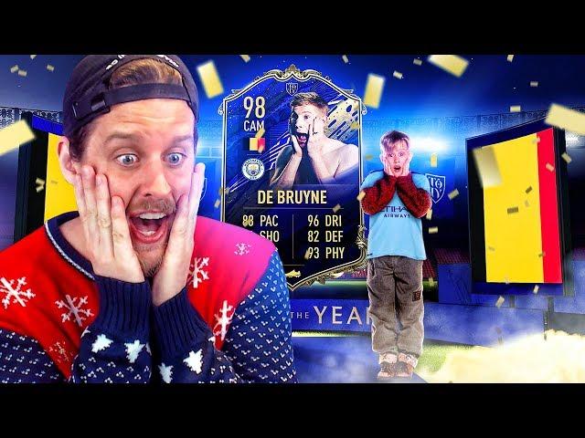 OMG WE PACKED TOTY KDB! 98 TOTY DE BRUYNE PLAYER REVIEW! FIFA 20 Ultimate Team