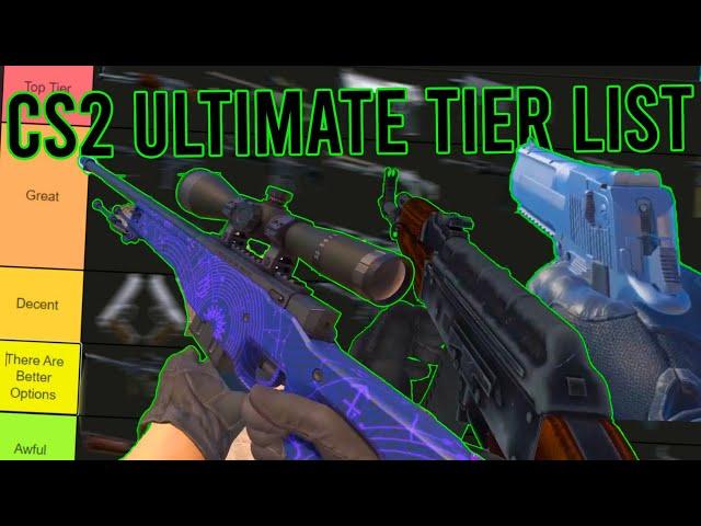 The ULTIMATE CS2 Weapon Tierlist!