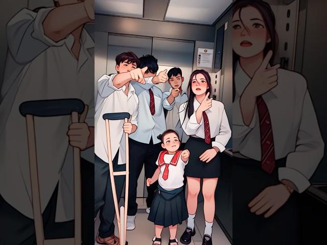 Người cha bị bắt nạt và con gái hiểu chuyện - Anime #viralvideo #shorts