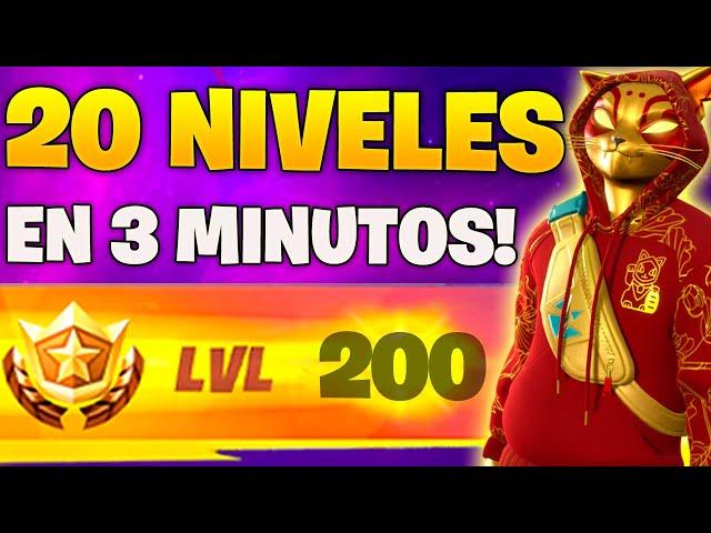 MAPA DE XP +20 NIVELES  COMO SUBIR DE NIVEL EN FORTNITE  MAPA XP, BUG DE XP O MAPAS DE XP FORTNITE