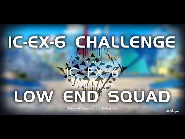 IC-EX-6 CM Challenge Mode | Ultra Low End Squad | Ideal City | 【Arknights】