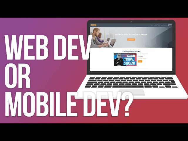 Mobile Dev or Web Dev - which should you choose? #Shorts