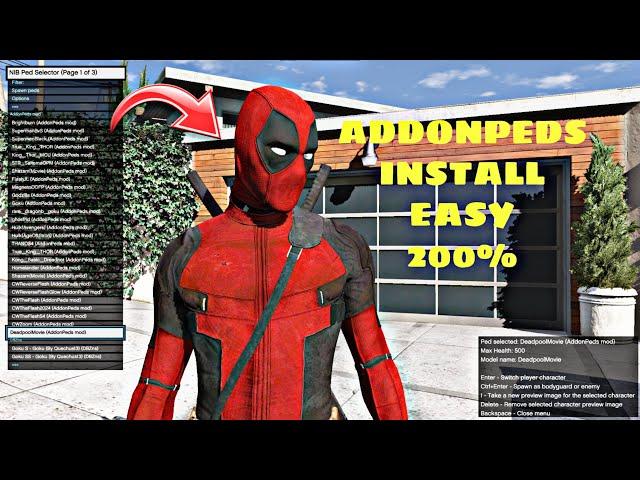 How To Install Addonpeds (2022) GTA 5 MODS