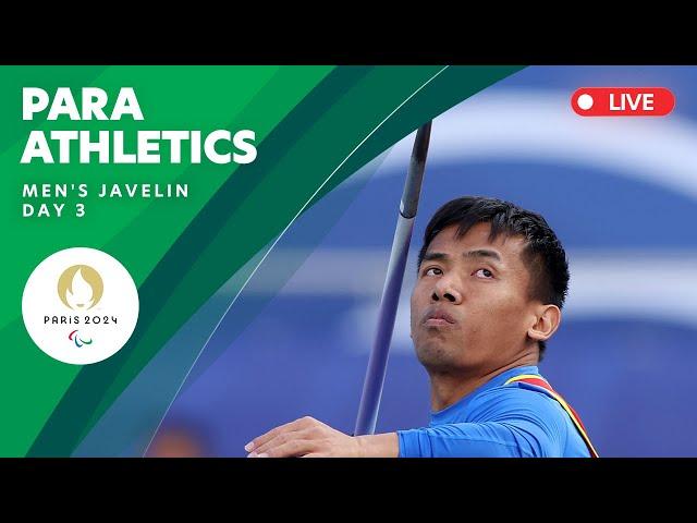 Para Athletics - Men's Javelin Final | Day 3 | Paris 2024 Paralympics