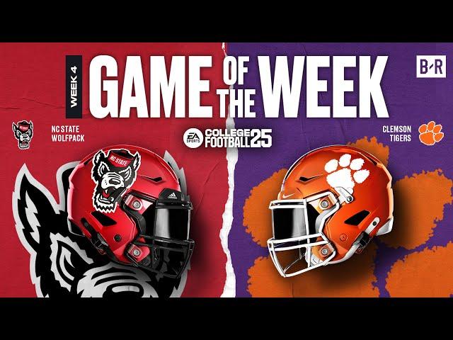 CLEMSON VS. NC STATE SIM | EA CFB 25 GAME OF THE WEEK 