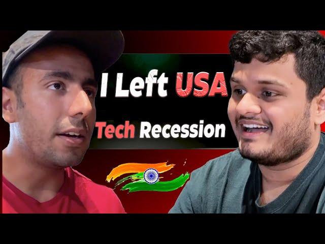 Indian Student on Moving back during Tech Recession: "USA to Bangalore"