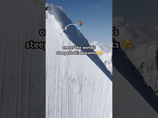 World’s Steepest Ski Descent?! 