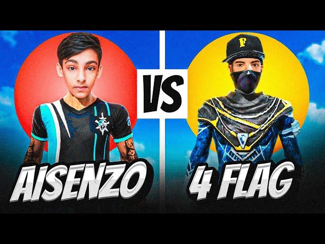 AISENZO FF  Vs 4FLAG GAMER | 1vs1 With Nepali Legend  @4flaggamer