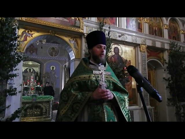 Проповедь в день Святой Троицы, иерей Андрей Сибирцев