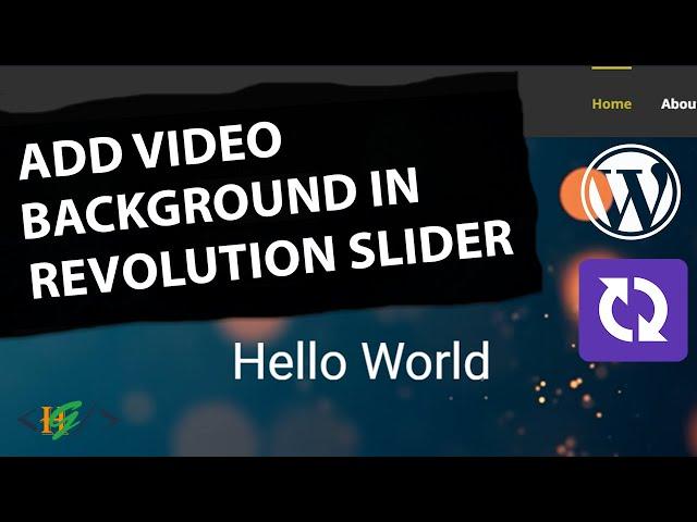 How To Add Video Backgrounds in Slider Revolution Slider in WordPress