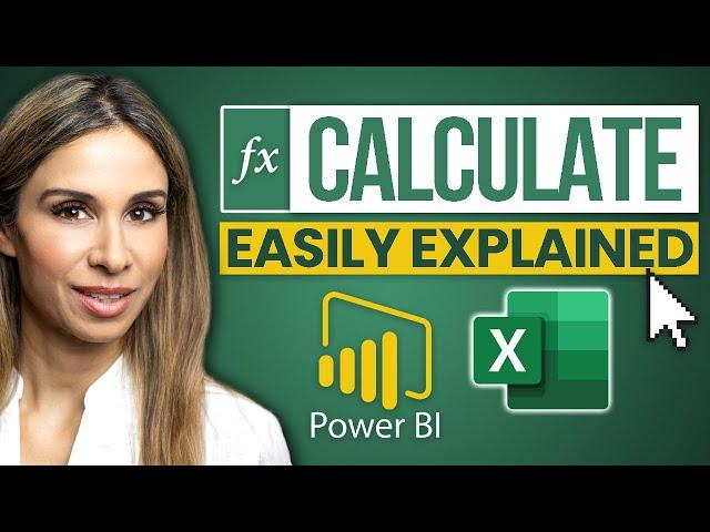 DAX CALCULATE Function Made Easy to Understand (just one word)