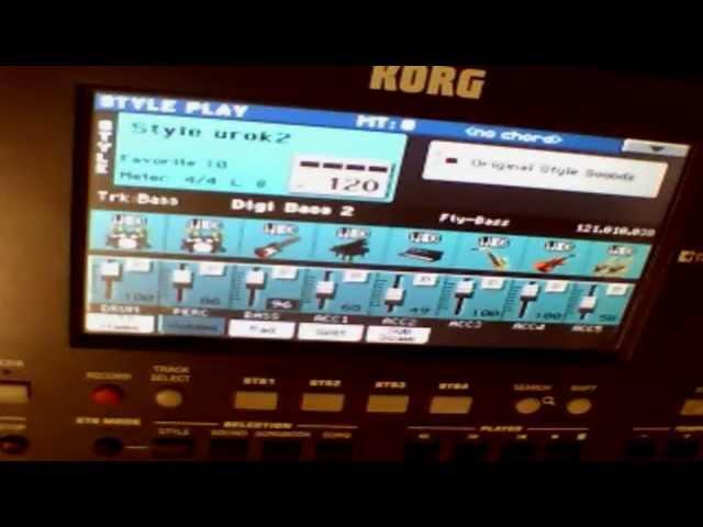 Создание стиля KORG серии PA с нуля (STYLE FOR KORG)(Урок 2)(KORG PA600)