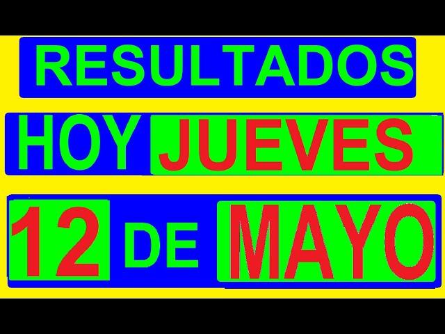 RESULTADOS SORTEOS DE LOTERIAS Y CHANCES DE HOY JUEVES 12 DE MAYO DEL 2022, DORADO MANANA CAFETERITO