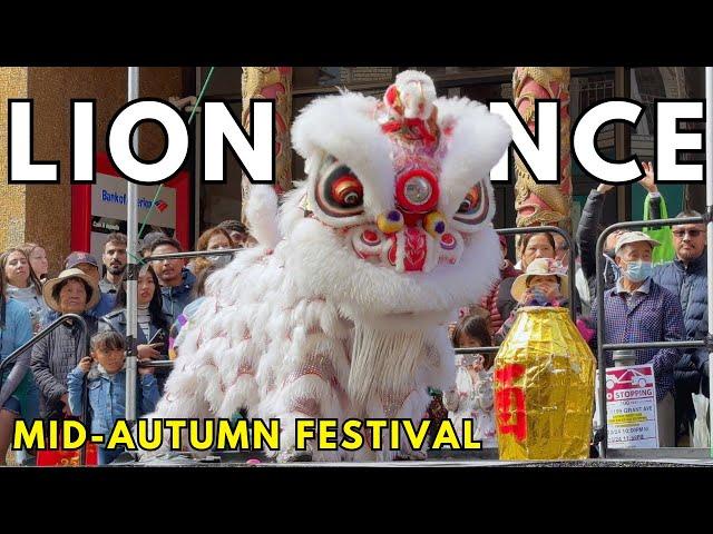 Autumn Moon Festival 2024 Lion Dance, San Francisco Chinatown