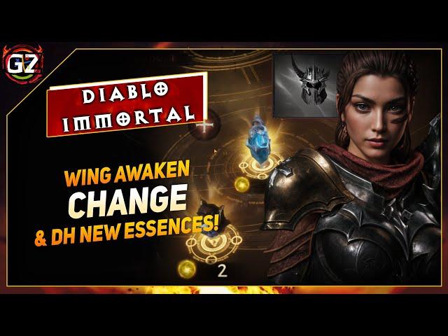 Wing Awaken Change & New DH Essences - FIRST LOOK  | Diablo Immortal