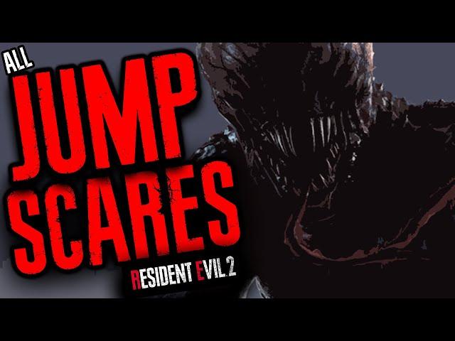 ALL JUMP SCARES - Resident Evil 2 REMAKE (2019)