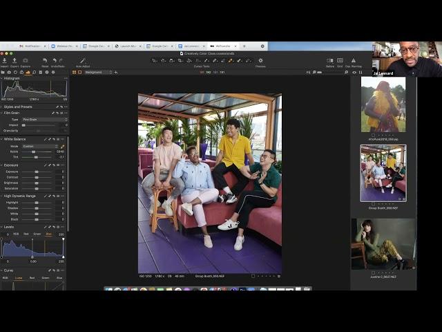 Jai Lennard teaches Mastering Color