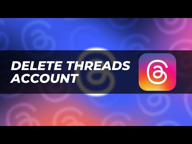 How To Delete Threads Account Without Deleting IT ~ Deactivate Threads Account