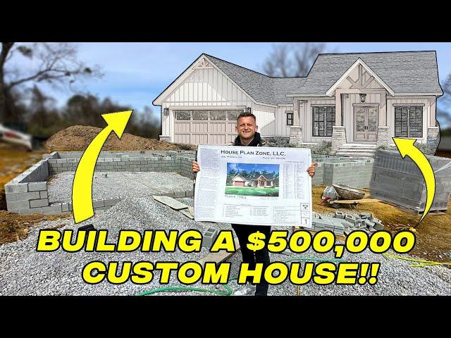 Building A $500,000 Custom House!! Start To Finish