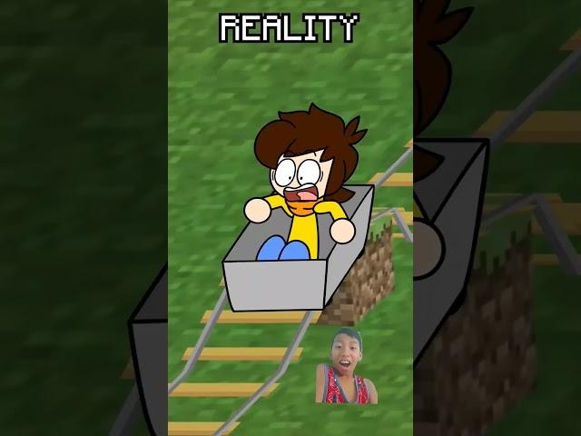 crazy rails  #minecraft #anime #memes #sort