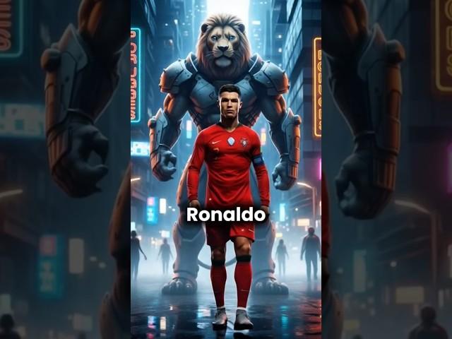 Football Legends Reborn‼️Cyberpunk Guardians in National Kits‼️#cristianoronaldo #football #shorts