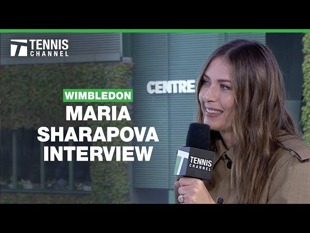 Maria Sharapova on friendship with Serena Williams, dinner with Iga & Naomi | 2024 Wimbledon