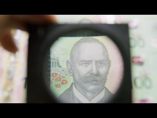 Next generation of Australian banknotes: New $100 footage