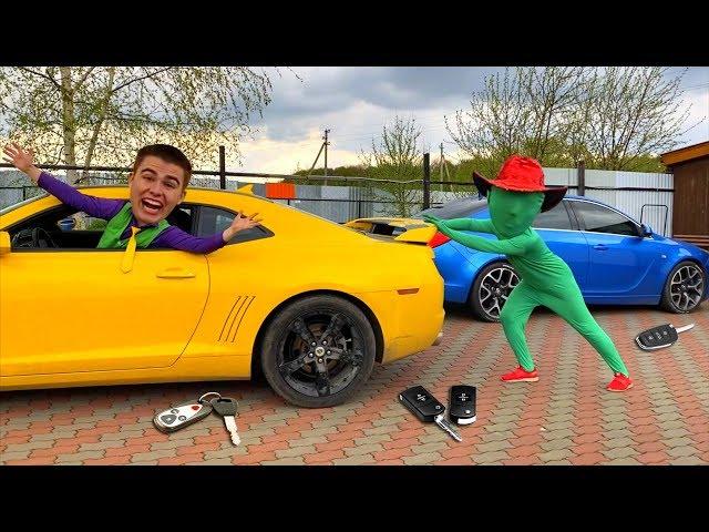 Mr. Joe found Camaro without Car Keys VS Strongman Green Man on Hover Great Wall VS Opel 13+