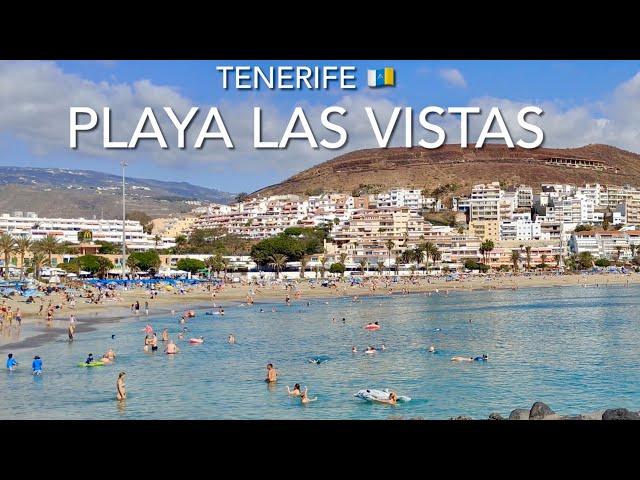 Playa de Las Vistas, Los Cristianos, Tenerife (4K)