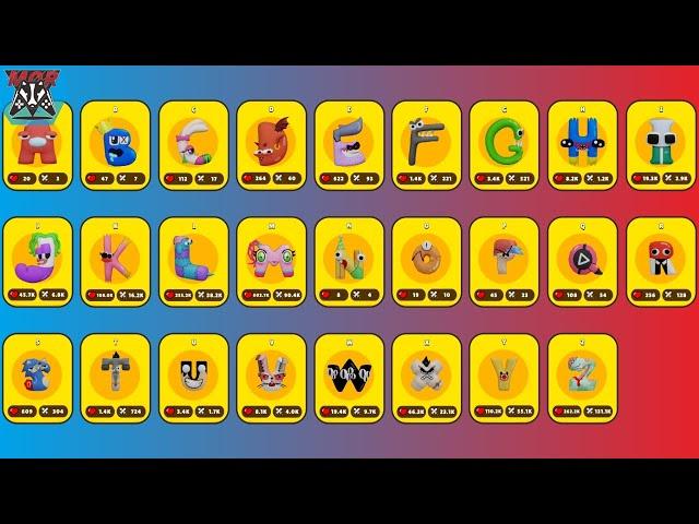 Challenge Get All Alphabet Lore Monster Master | Merge Alphabet: Monster Master