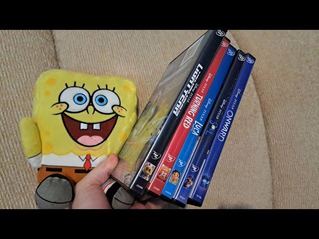 [15+] Ep:9 The 5 Unlucky Pixar Movies DVD Opening [SpongeBob’s DVDs]