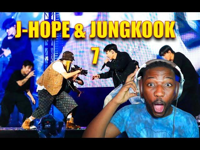 JUNGKOOK JOINS J-HOPE ON THE STAGE! SEVEN | REACTION